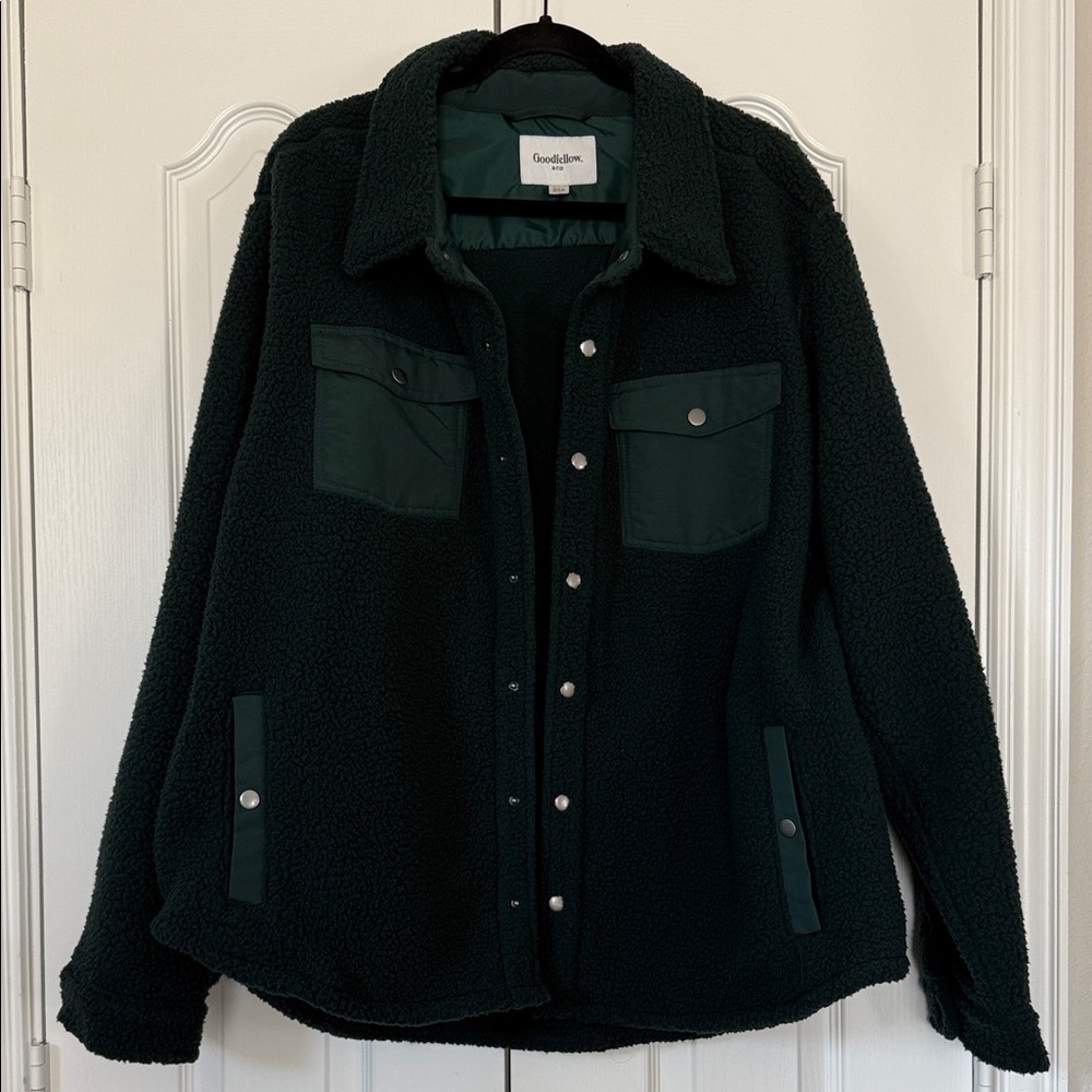 Goodthreads Women's Forest Green Teddy Jacket